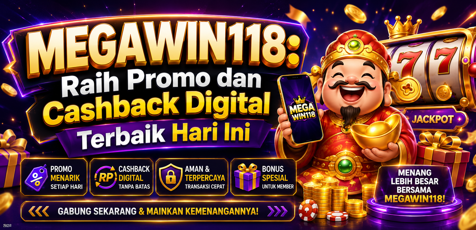 MEGAWIN118: Raih Promo dan Cashback Digital Terbaik Hari Ini